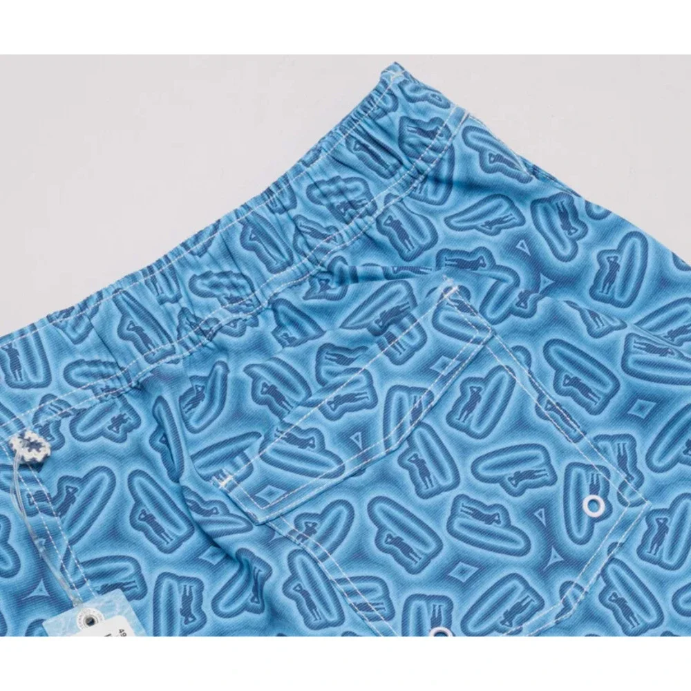 NWT JOHNNIE-O LAKE BLUE DEVIN PRINTED 7
